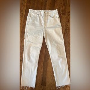 Madewell white jean- the perfect vintage